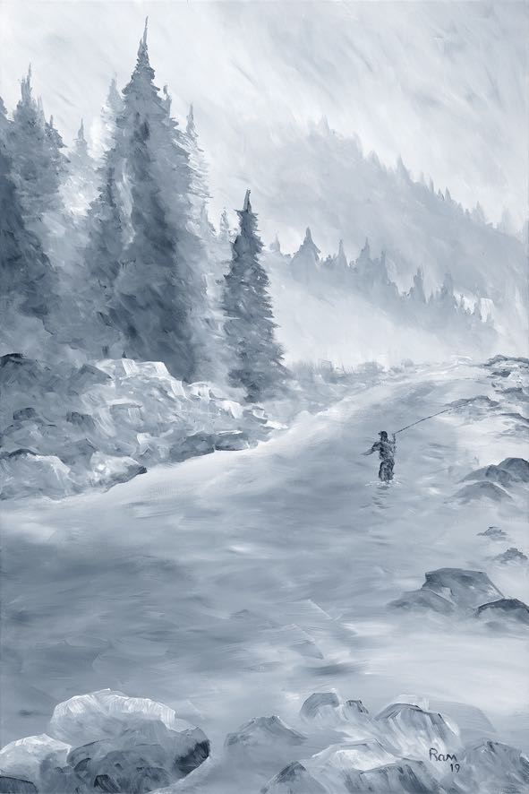 Winter Steelhead 3 – Original Size 40"x16